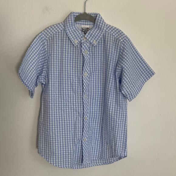 The Bailey Boys Seersucker Short sleeve shirt size 6 - Picture 1 of 4